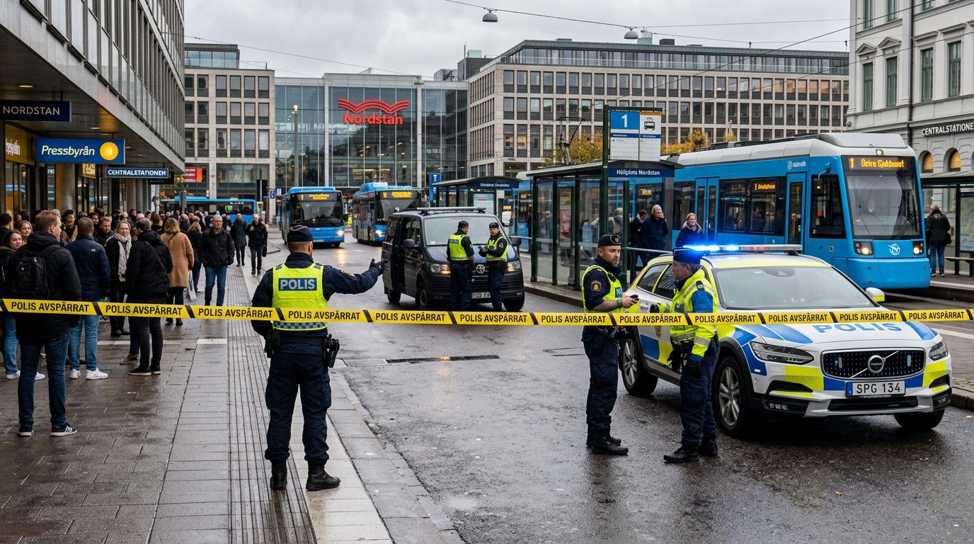 Stort område vid Nordstan spärrat av efter fynd av misstänkt farligt föremål