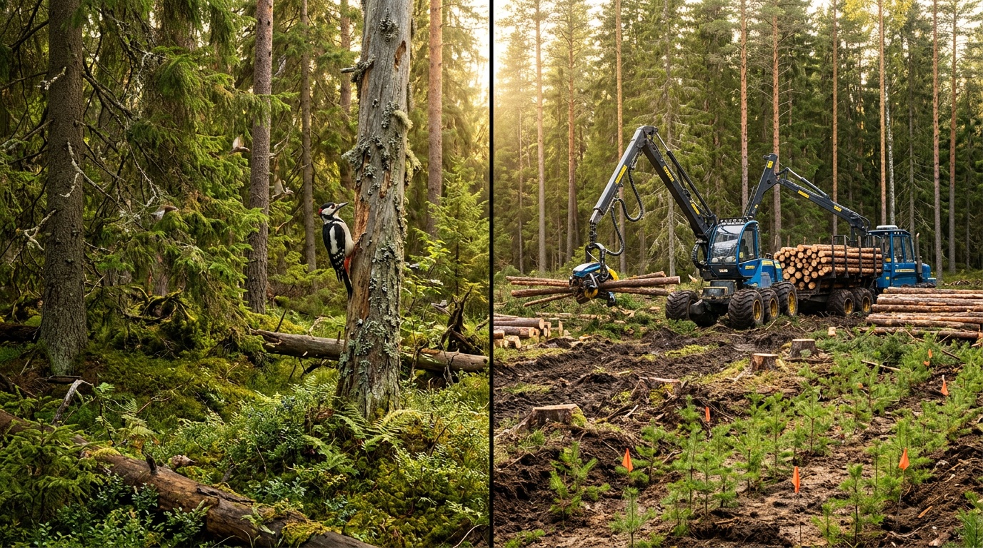 Striden om skogen: produktion mot hotade arter