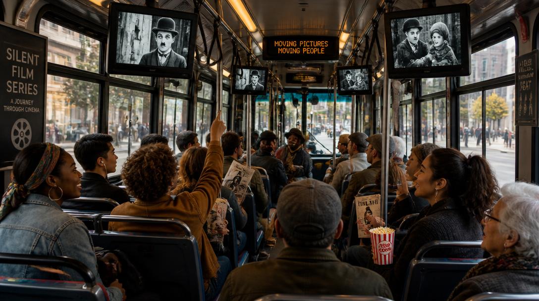 Stumfilmsfestival rullar på bussarna i Sörmland med 32 bidrag