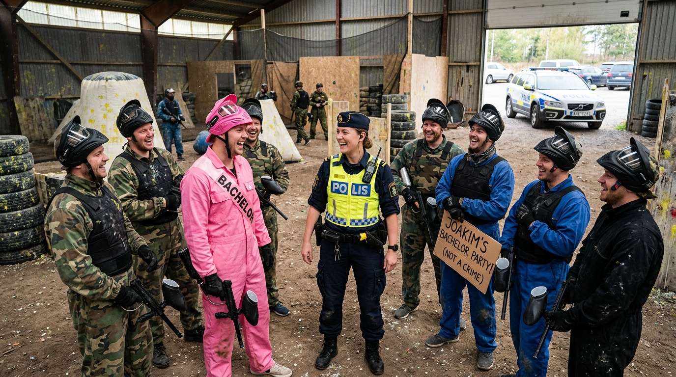 Svensexa mobiliserade 15 polisbilar i Botkyrka