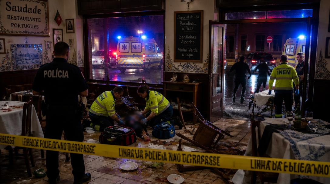 Svensk kvinna i 40-årsåldern skjuten på restaurang i Lissabon