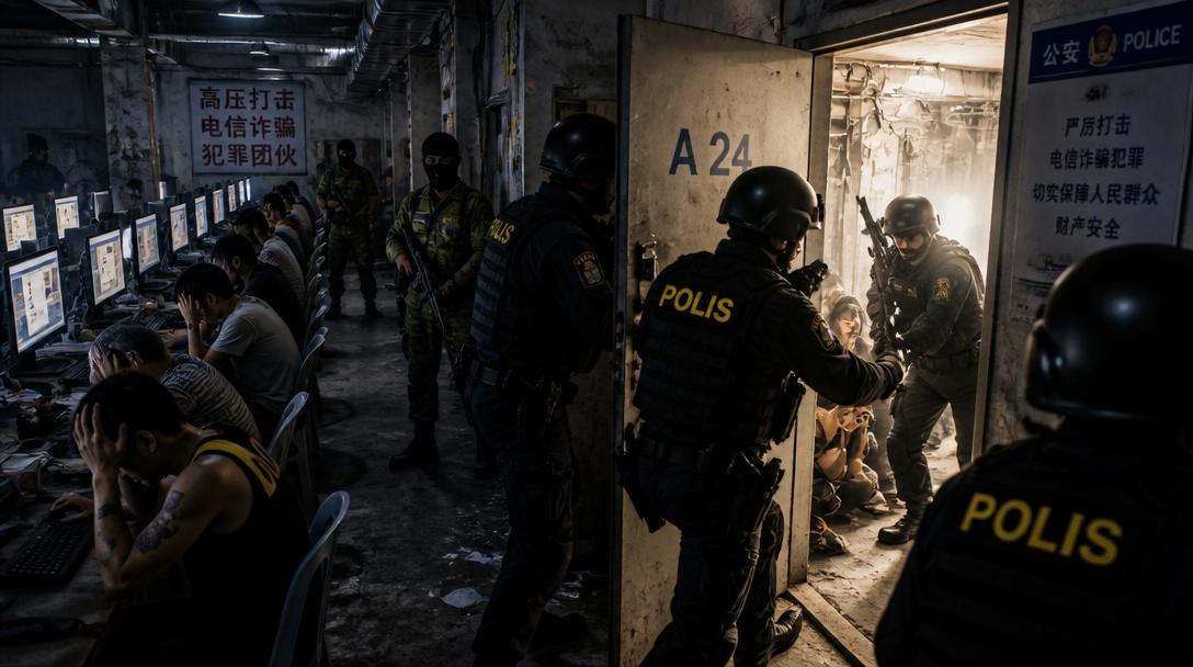 Svensk kvinna kidnappades och fördes till bedrägerifabrik i Myanmar