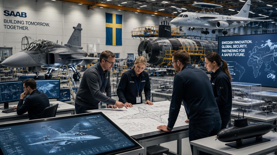 Svenska försvarsindustrin slöt affärer för över 100 miljarder på en vecka