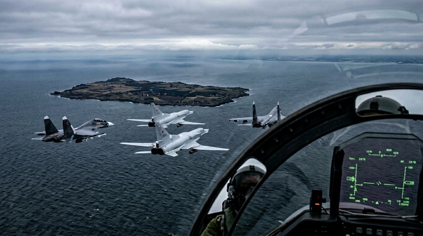 Svenska Gripen-plan följde ryska kärnvapenkapabla bombflyg längs Gotland