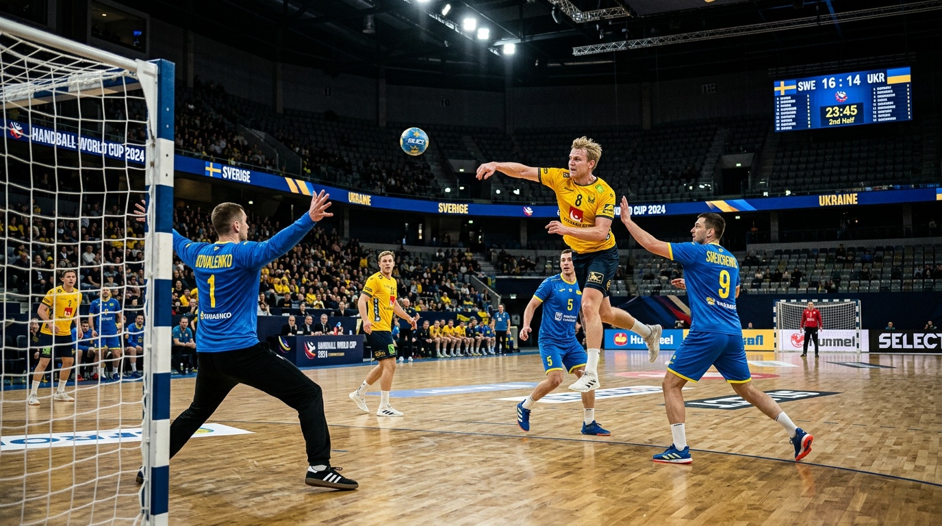 Svenska handbollsdamerna vann med 34–23 och tog gruppsegern i EM-kvalet