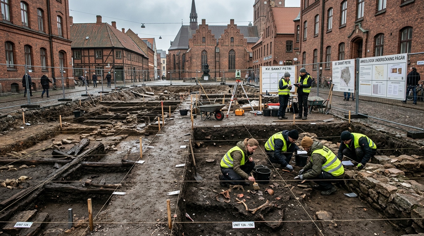 Svenska kyrkan misstänks för brott efter bygge på medeltidsmark i Malmö