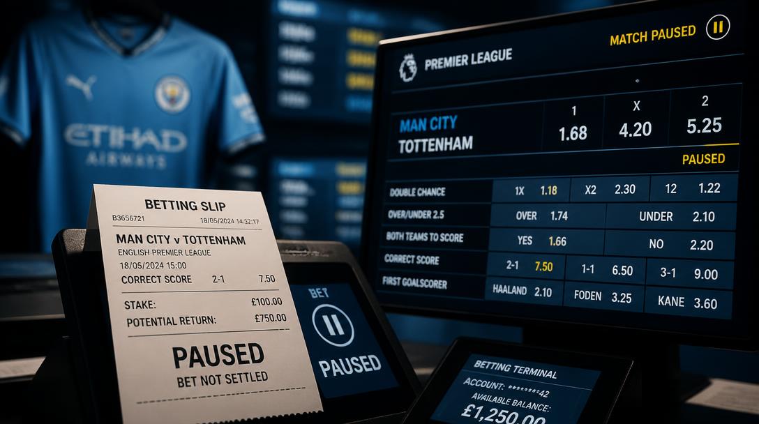 Svenska spelbolag stoppar nedflyttningsspel efter Manchester City-uppgifter