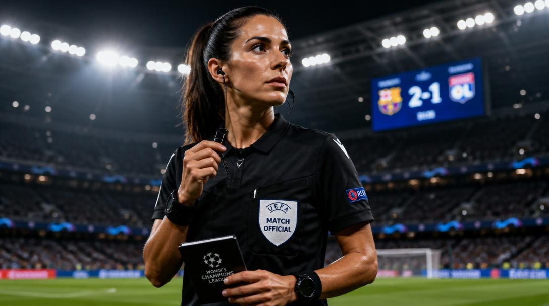 Svenska Tess Olofsson dömer Champions League-finalen i damfotboll