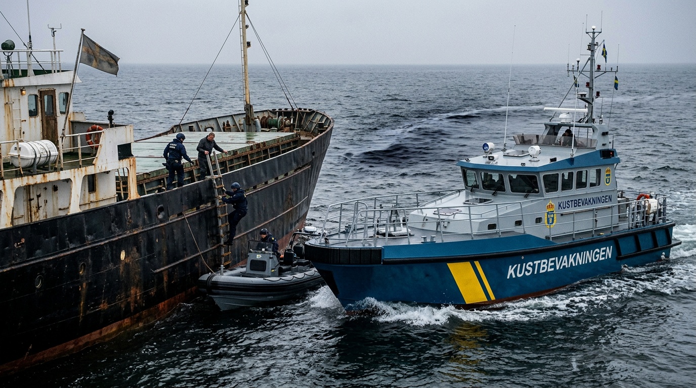 Sverige bordade tre fartyg på en månad, experter varnar för rysk motreaktion