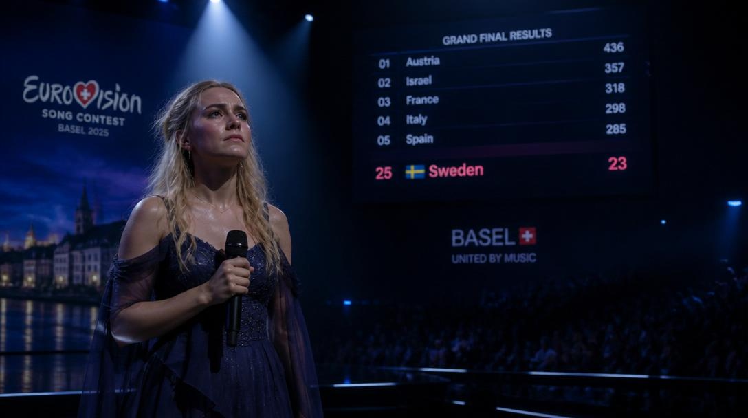 Sverige fick 51 poäng i Eurovision – en av de sämsta placeringarna någonsin