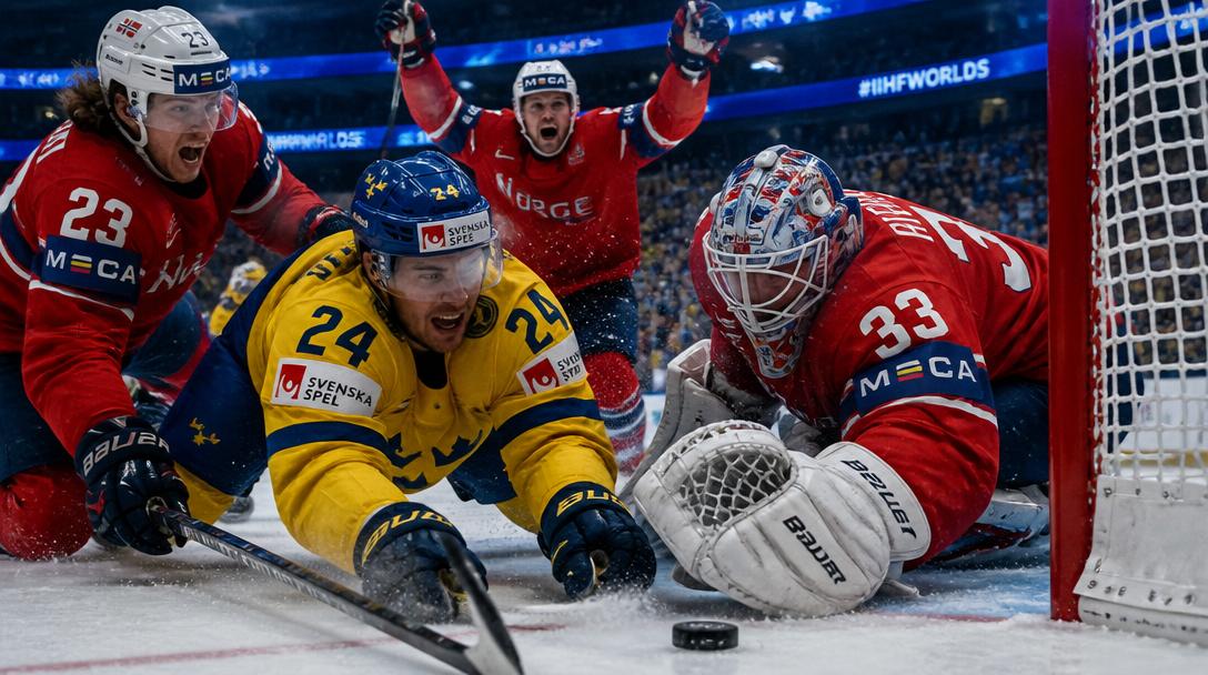 Sverige förlorade mot Norge för första gången på 15 år i VM
