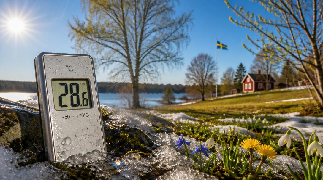 Sverige hade varmaste våren sedan mätningarna startade 1859