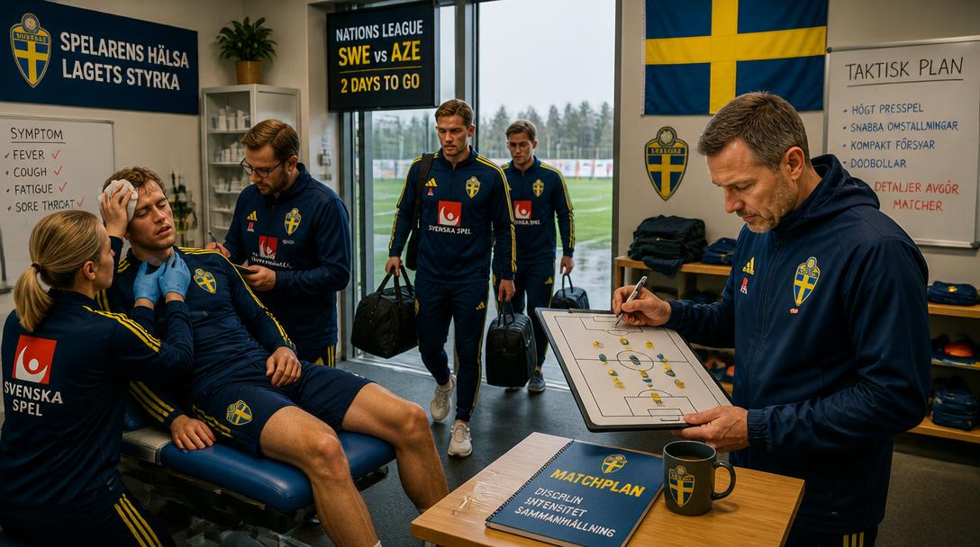 Sverige kallar in fyra spelare inför Nations League-match mot Bosnien