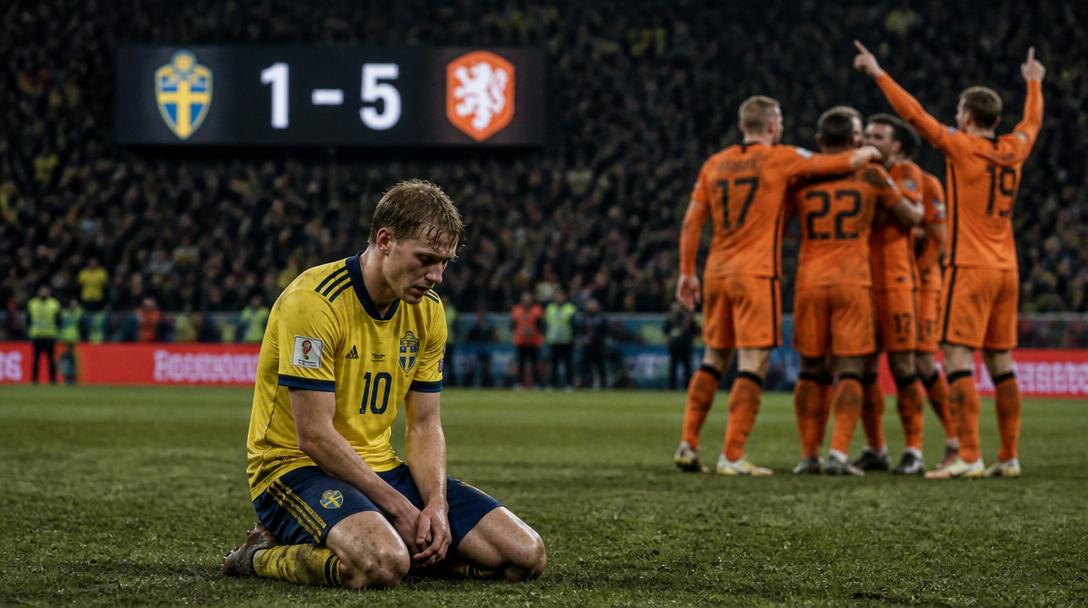 Sverige krossades med 1–5 mot Nederländerna, norska medier hånar: "Ser ut som småpojkar"