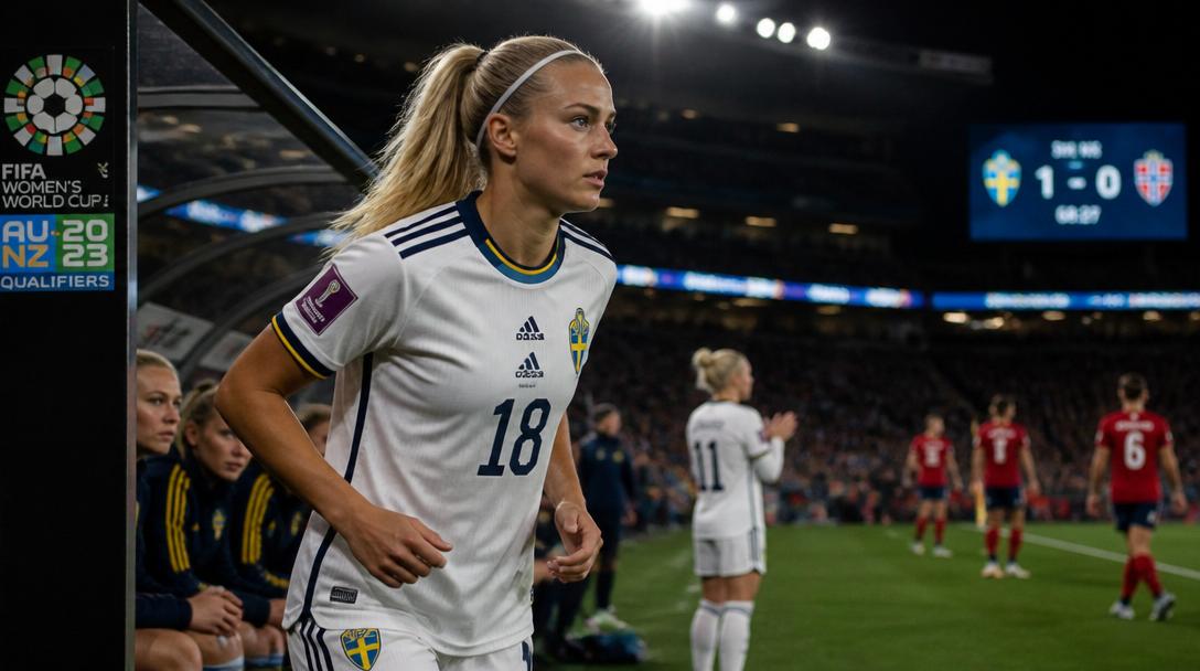 Sverige kryssade mot Italien, 1–1, efter Rolfös inhopp
