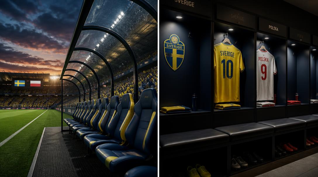 Sverige möter Polen utan Isak, fem förändringar i startelvan