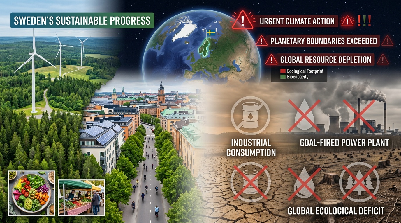 Sverige nådde Overshoot day den 4 april, sex dagar tidigare än förra året