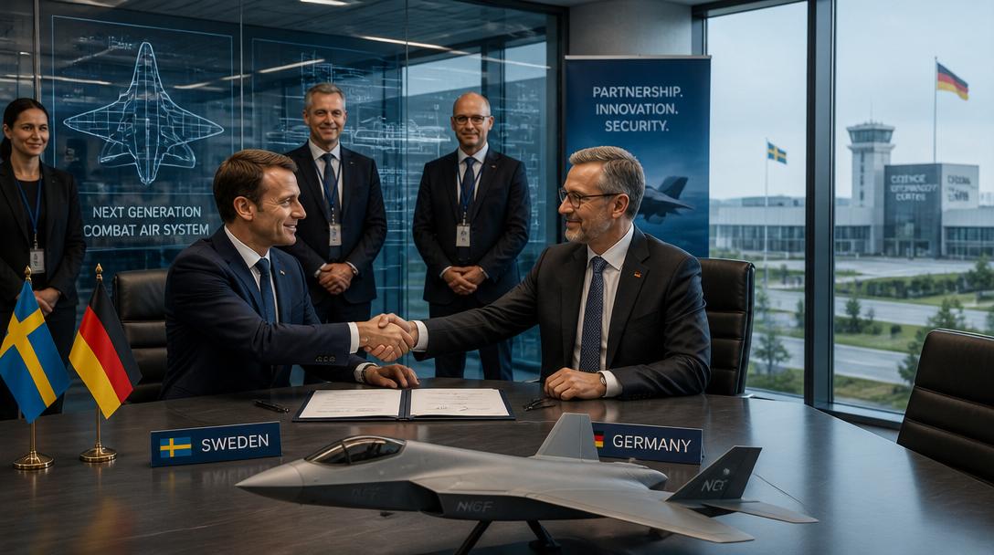 Sverige och Tyskland undertecknar avsiktsförklaring om luftförsvar
