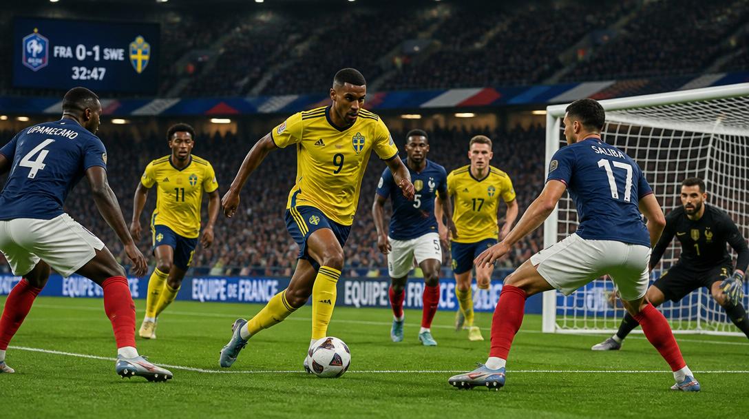 Sverige skrämmer Frankrike inför VM-sextondelsfinalen