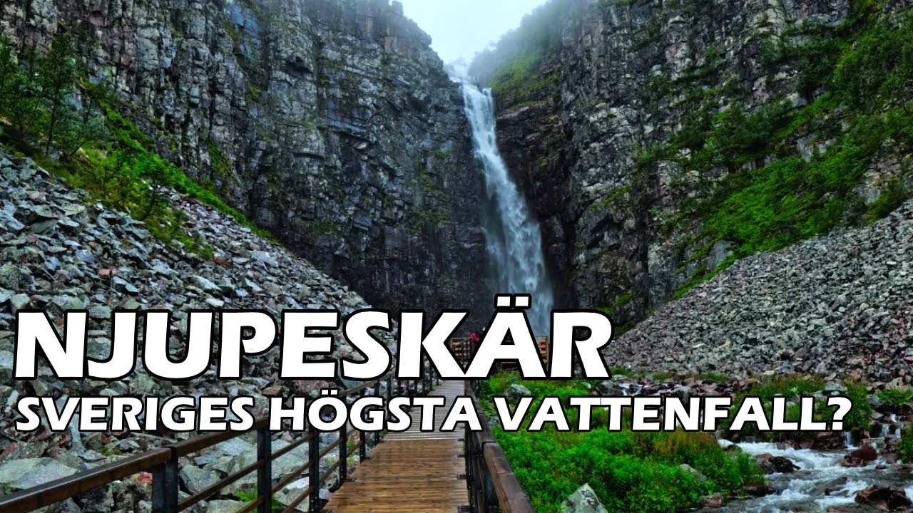 Sveriges högsta vattenfall hittar du i Fulufjällets nationalpark