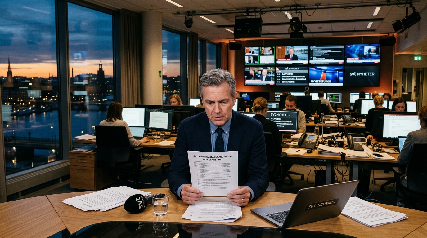 SVT pausar flera populära program i sparpaket på 355 miljoner