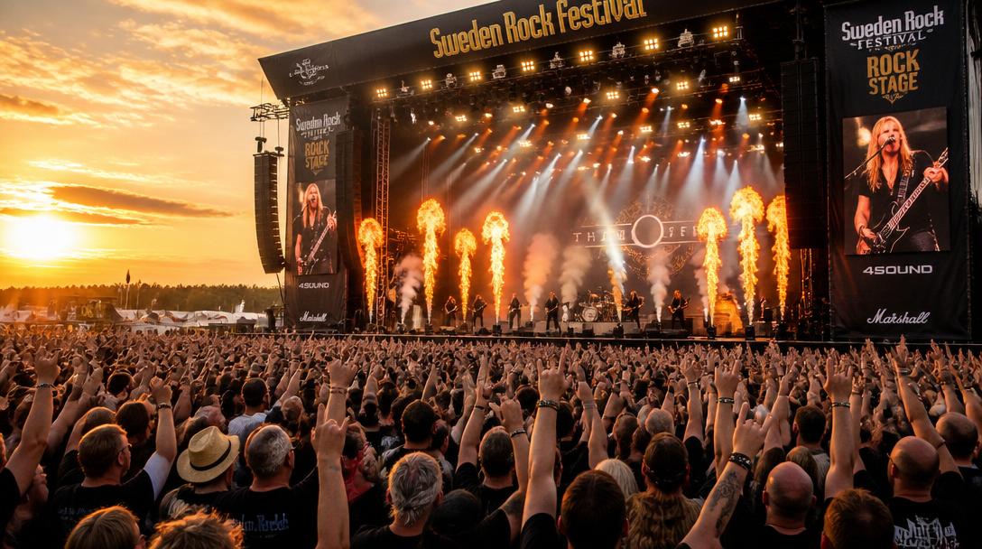 Sweden Rock öppnade med hemlig Europe-spelning