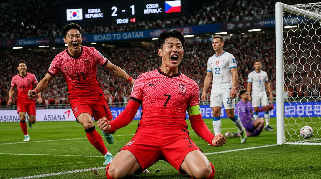 Sydkorea bröt tre VM-premiärers förlustsvit – slog Tjeckien med 2–1