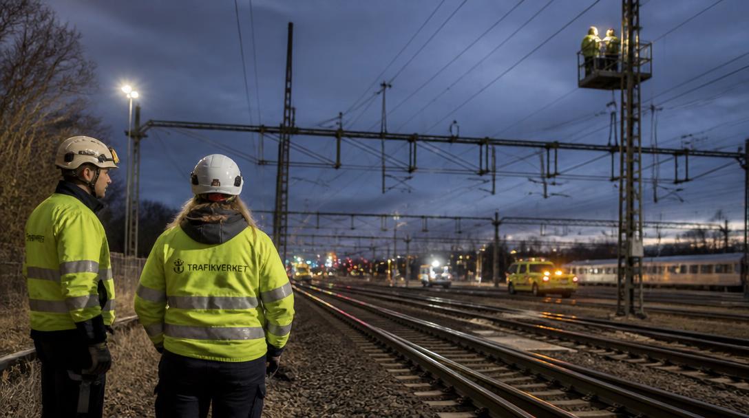 Tåg mot Göteborg och Malmö stoppade efter elfel i Stockholm