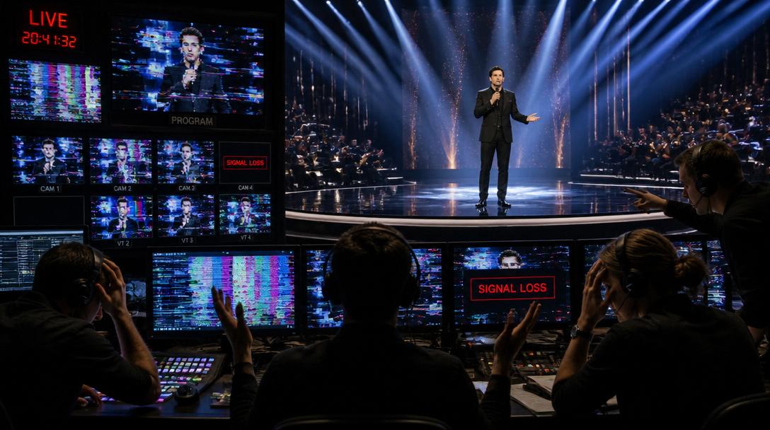 Tekniska problem i Eurovision – tjeckiske Daniel Zizka kan få sjunga om