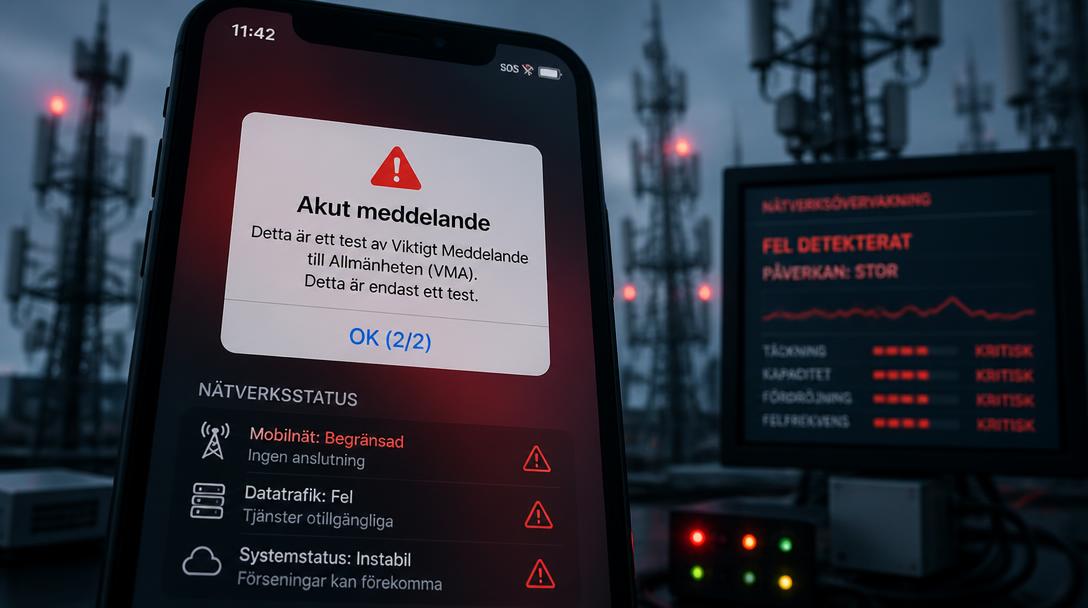 Teliakunder missade SE-Alert-testet: "Vet inte varför"