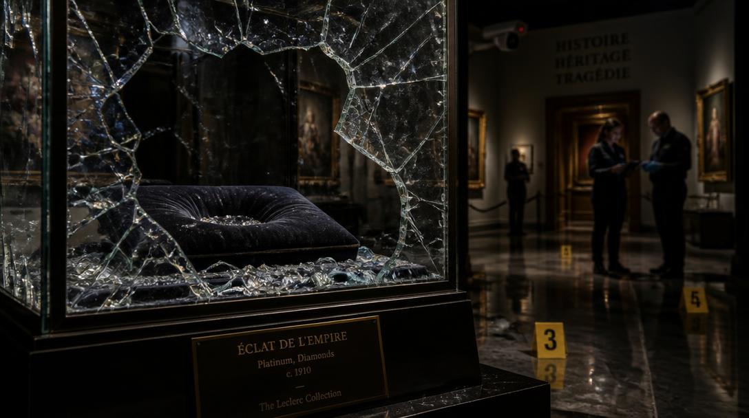 Tjuvar köpte biljetter och stal diamanthalsband från museum i Wien