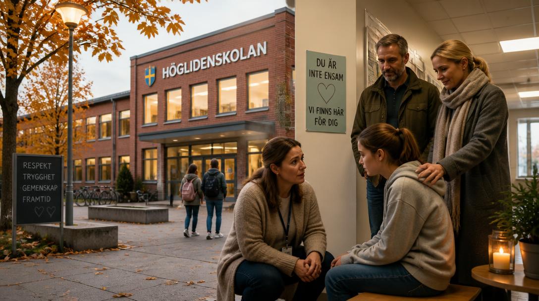 Tonåring skottskadad nära skola i Södertälje, elevhälsan på plats
