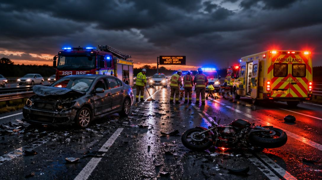Tonårspojke dog när motorcykel kördes på bakifrån vid Lerum