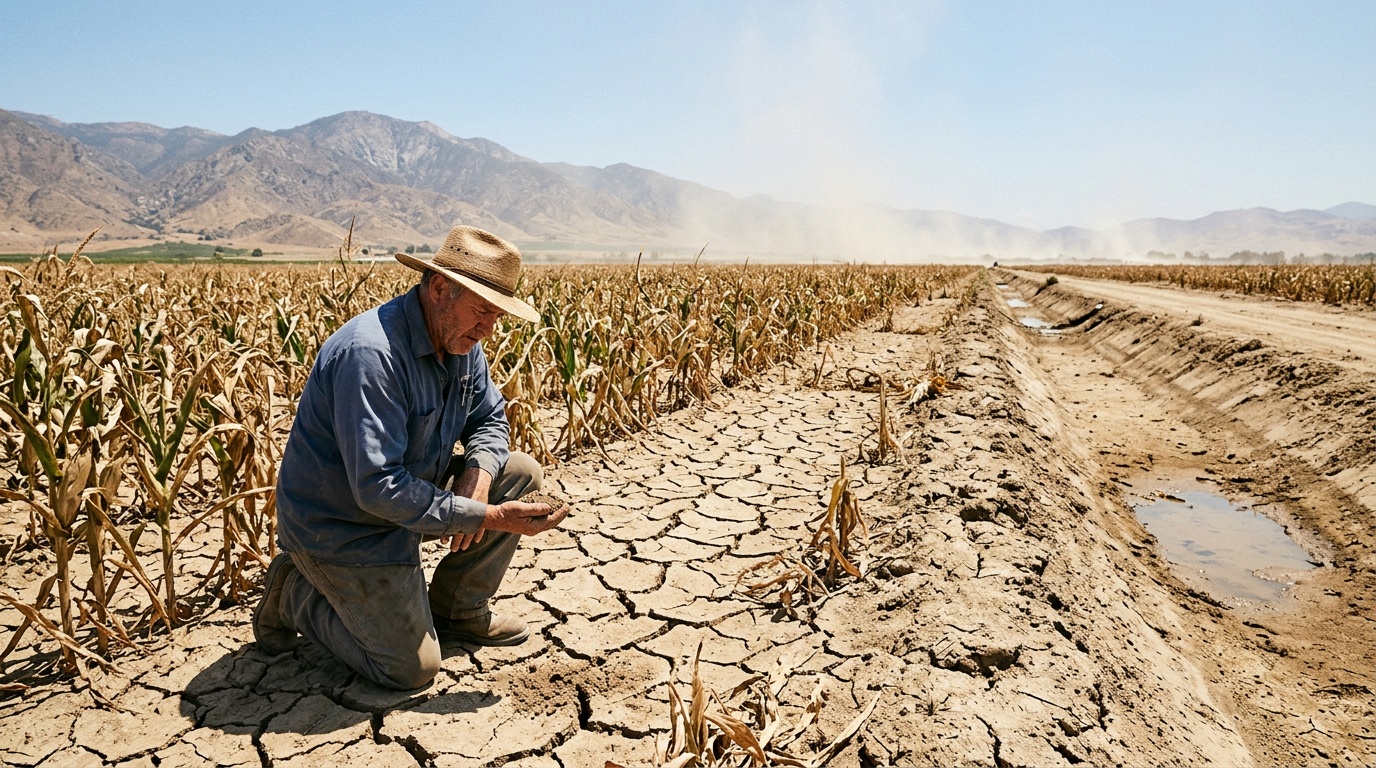 Torka och vattenbrist hotar svensk mat- och dricksvattenförsörjning