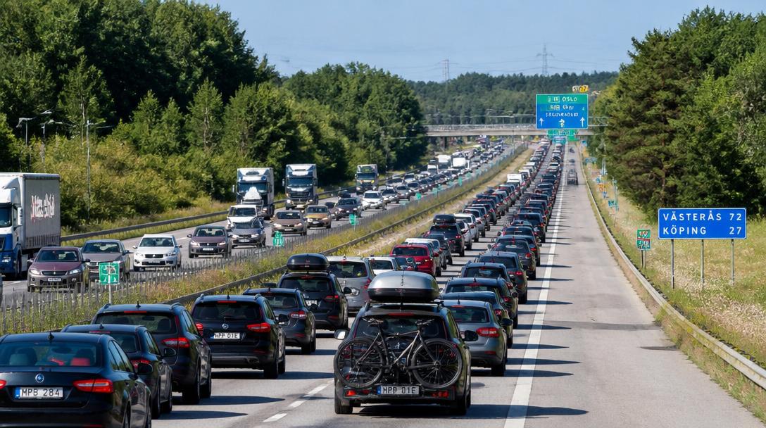 Trafikverket pausar vägarbeten inför midsommarhelgen 2026