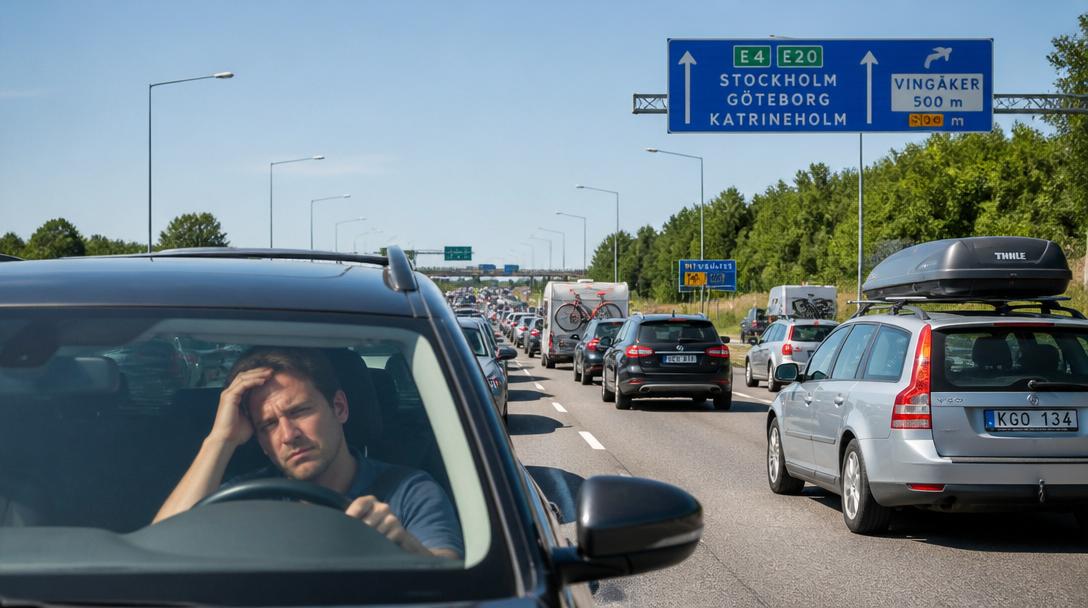Trafikverket varnar för intensiv midsommartrafik redan från torsdagslunch