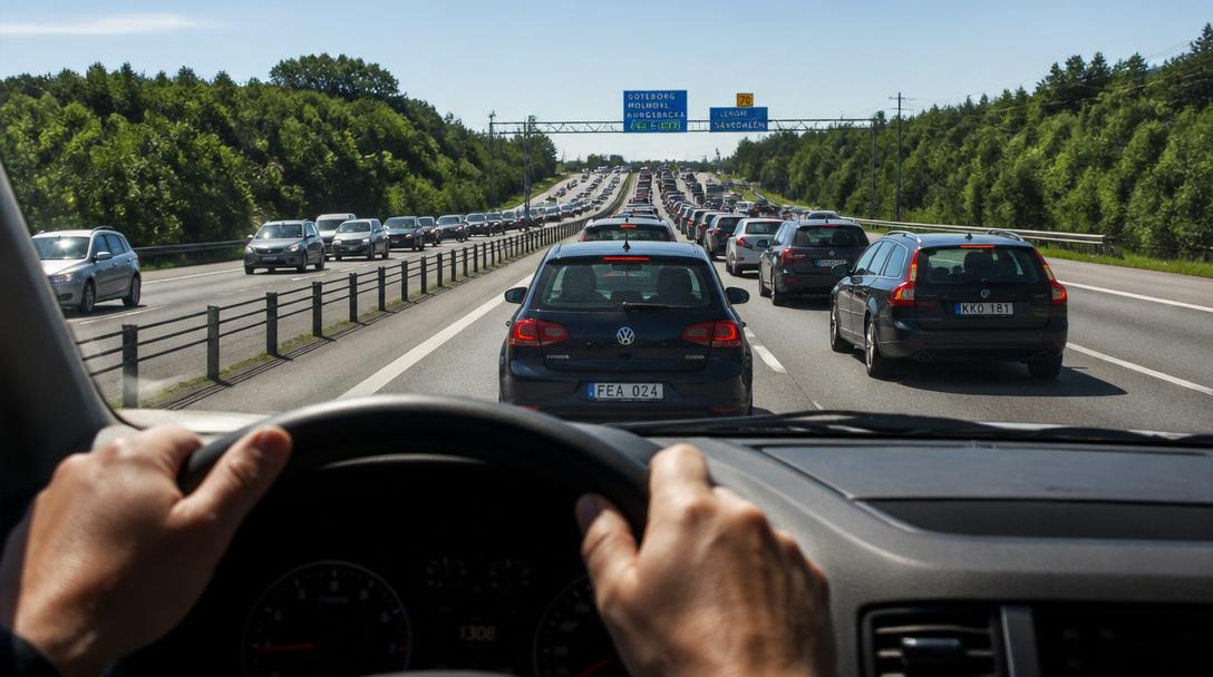 Trafikverket varnar för köer på midsommarafton, 19 juni 2026
