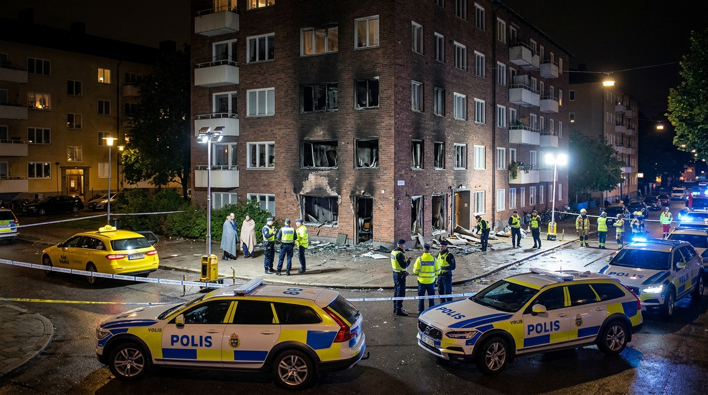 Tre döms till sammanlagt 25 års fängelse efter handgranatsexplosion i Malmö