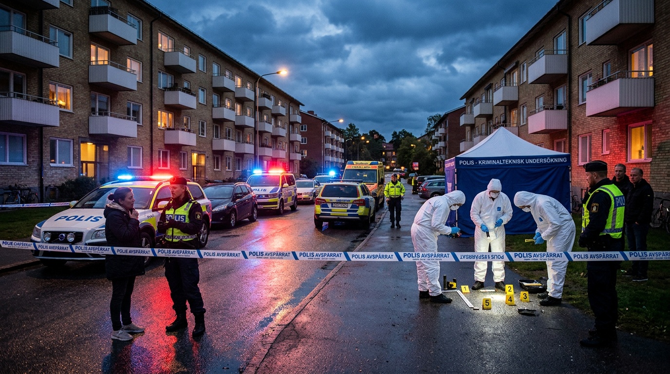 Tre häktade efter skjutning i Fagersjö, två till anhållna för medhjälp