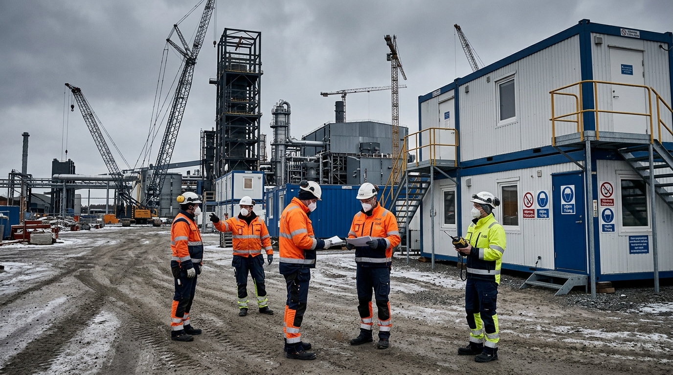 Tre nya sjukdomsfall vid SSAB:s stålverksbygge i Luleå