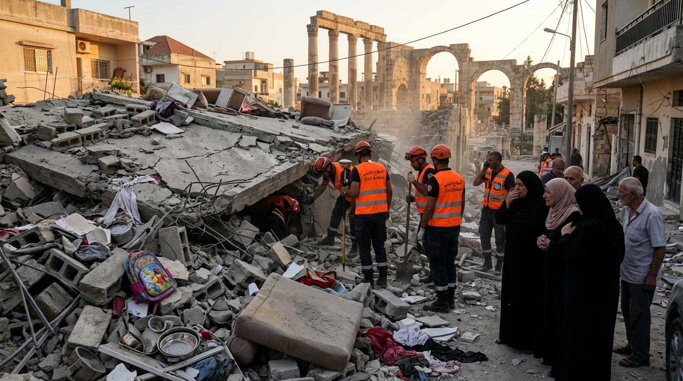 Tre svenska medborgare dödades i israeliskt flyganfall mot Tyr den 6 mars
