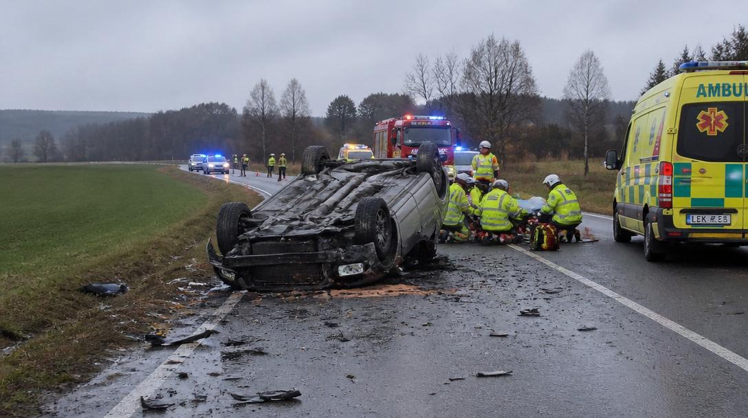 Tre tonåringar till sjukhus efter volt i Björklinge