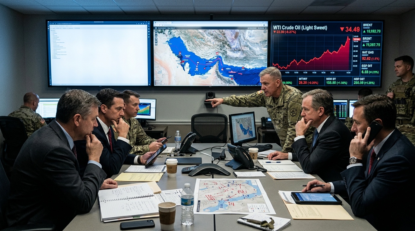 Trumps rådgivare pressar på för snabbt slut på Irankriget, oljan föll till 93 dollar