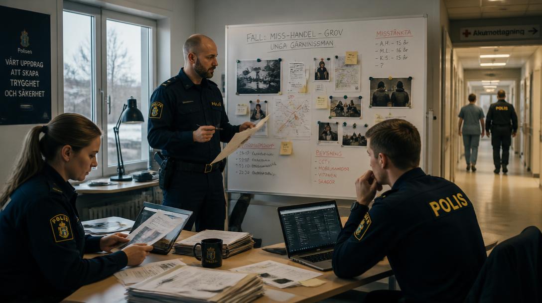 Två barn misstänkta för skjutning vid skola i Södertälje