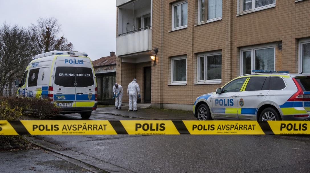 Två personer hittade döda i bostad i Eslöv, polisen utreder mord
