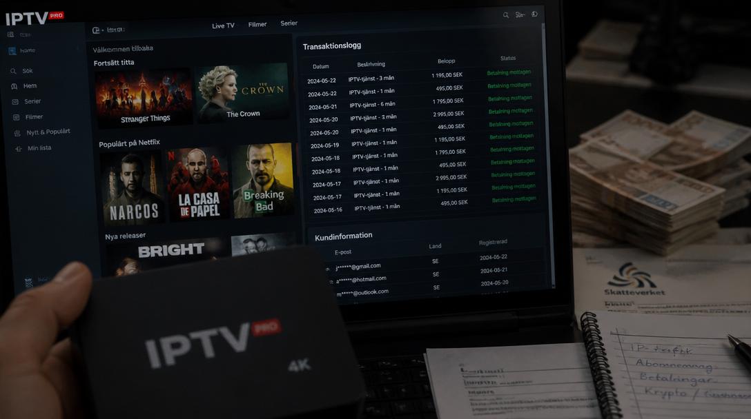 Två skånska män döms till fängelse för olaglig ip-tv-rörelse med 5 000 kunder
