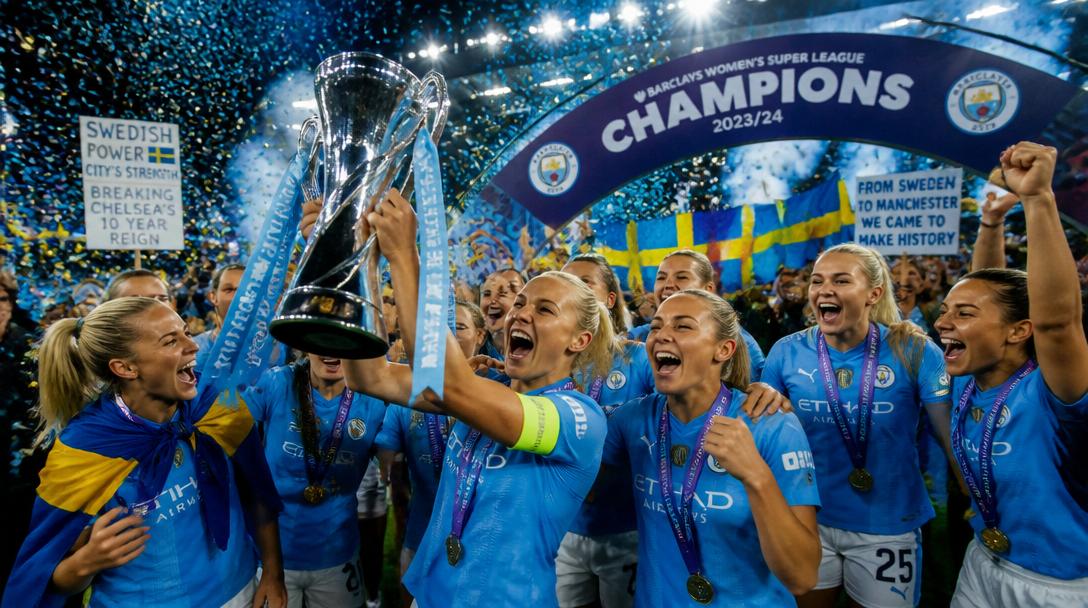 Två svenskar bakom Manchester Citys historiska guldsäsong i WSL