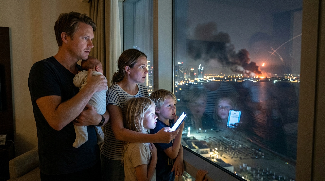 UD:s chartrade plan landade på Arlanda med 176 strandsatta svenskar från Dubai