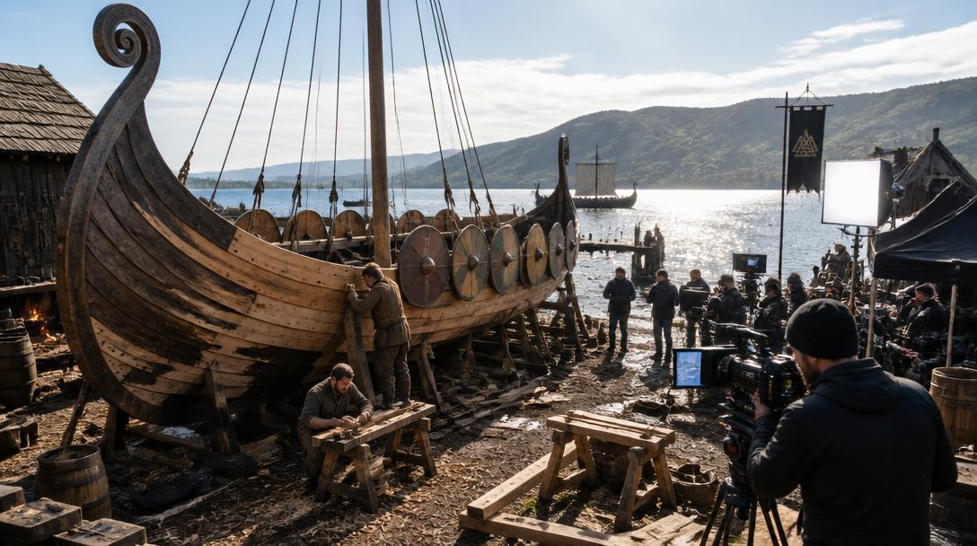 Universal Pictures betalar 60 000 kronor för skadat vikingaskepp efter månaders tystnad