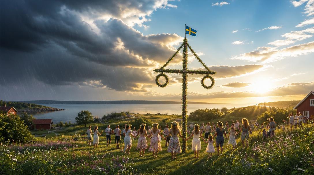 Upp till 30 grader väntas till midsommarhelgen, trots kylig start på veckan